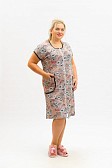 Халат Кира беж/ромашки