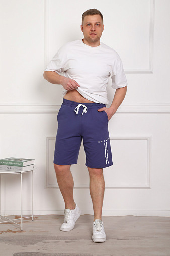 Шорты муж. Хамелеон футер индиго