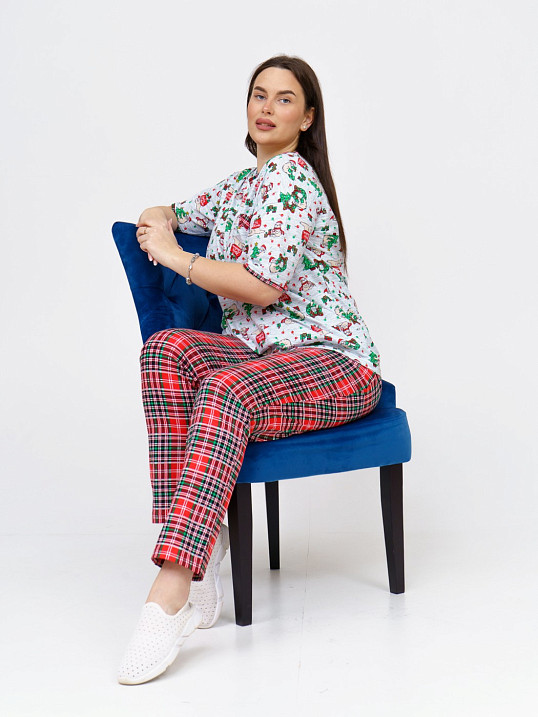 Костюм Кэнди красно/зеленая клетка