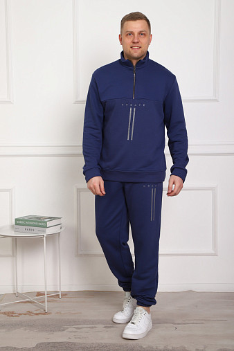 Костюм мужской Старк 3-х нитка петля индиго