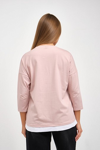 Лонгслив женский Тудей пудра