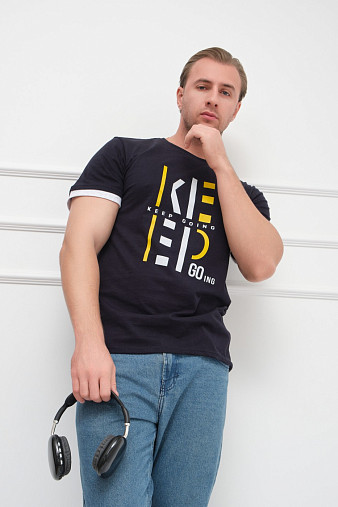 Футболка мужская Фантом синий