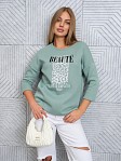 Свитшот женский Бьюти фисташка