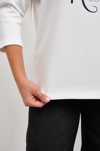 Свитшот женский Одри молочный