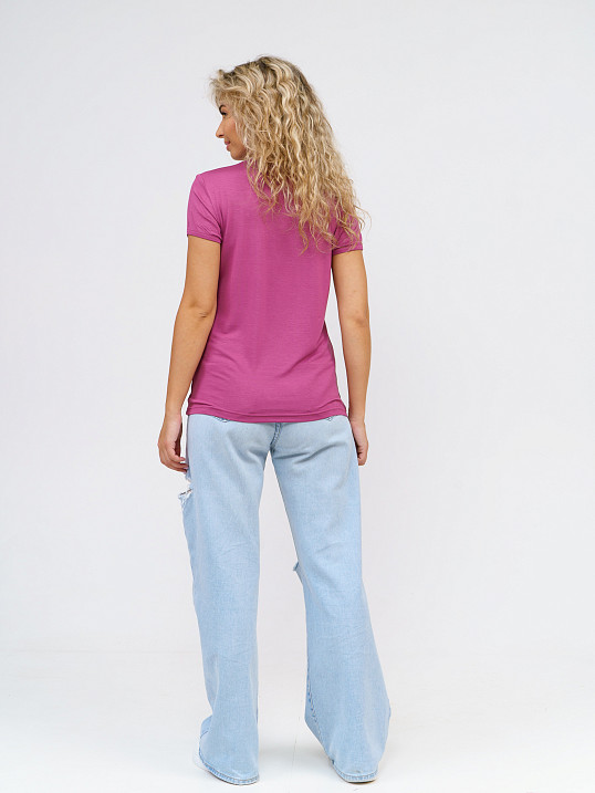 Футболка Одуванчик брусника