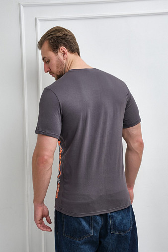 Футболка мужская Норд т.серый