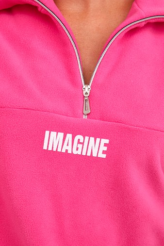 Толстовка жен. Тренд-2 флис малина