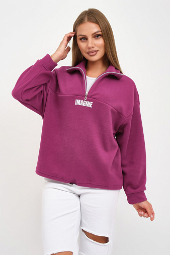 Толстовка жен. Тренд-2 флис лиловый