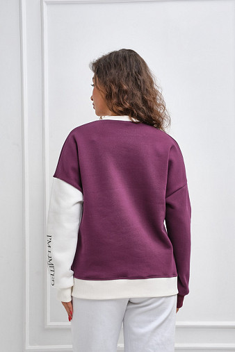 Толстовка женская Медея начес марсала