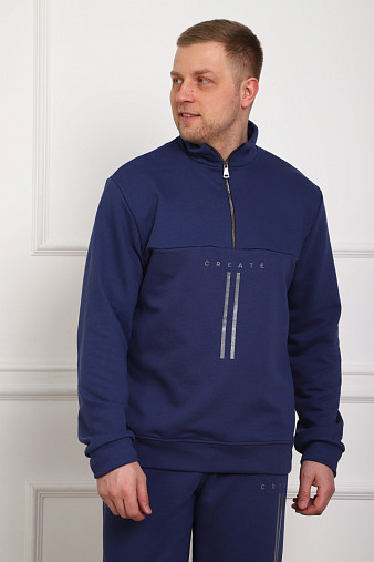 Костюм мужской Старк 3-х нитка петля индиго