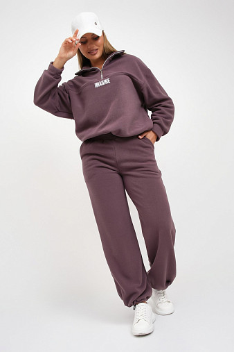 Костюм жен. Тренд-2 флис т.лиловый