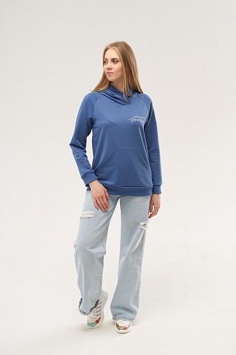 Толстовка женская ТЖФ-06 индиго