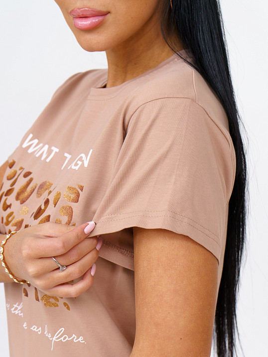 Футболка женская Импульс капучино