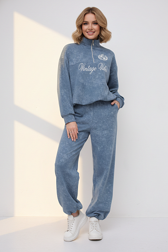 Костюм женский Верона варенка св.индиго