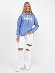 Толстовка женская Винтаж василек