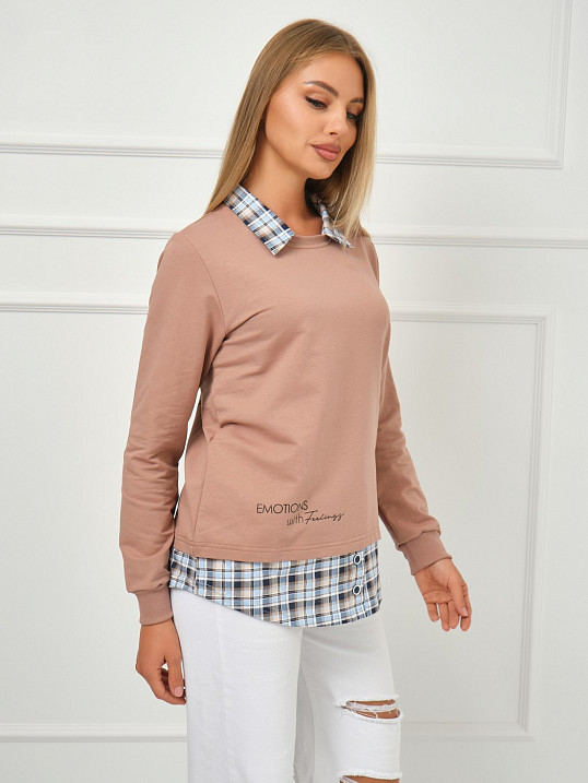 Толстовка женская Аврора капучино