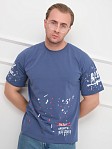 Футболка мужская Дорс индиго