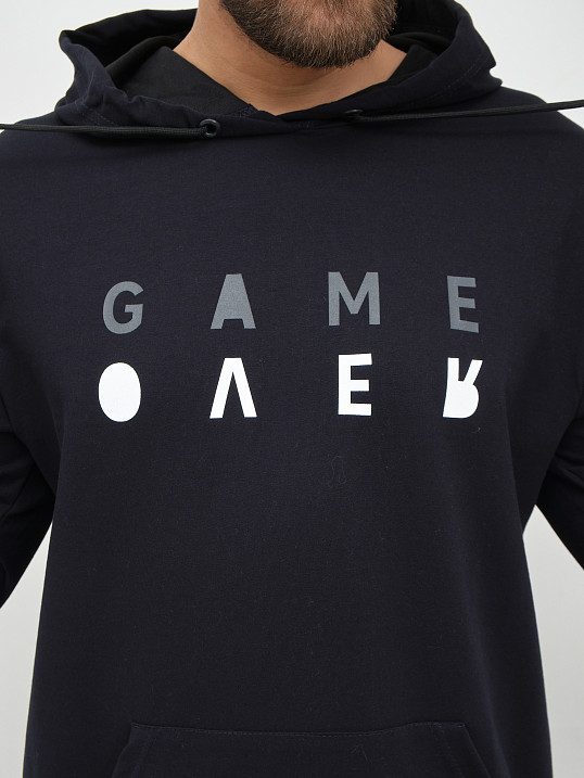 Костюм мужской Тайм 2-х нитка синий