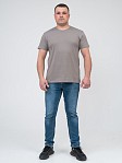 Футболка мужская  арт.М5003 серо-кофейный
