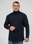 Водолазка мужская футер черная Водолазка мужская футер черная