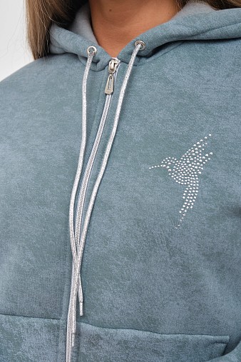 Толстовка женская Дюна начёс фисташка