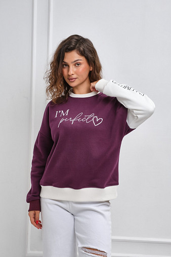 Толстовка женская Медея начес марсала