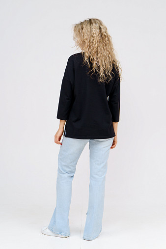 Лонгслив Стиль черный