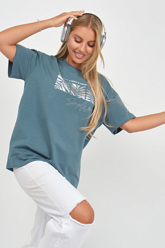 Футболка женская Рио изумруд