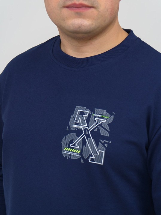 Толстовка мужская Эталон синий