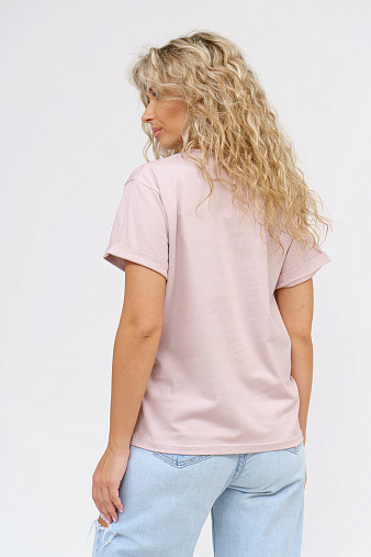 Футболка женская Классика пудра