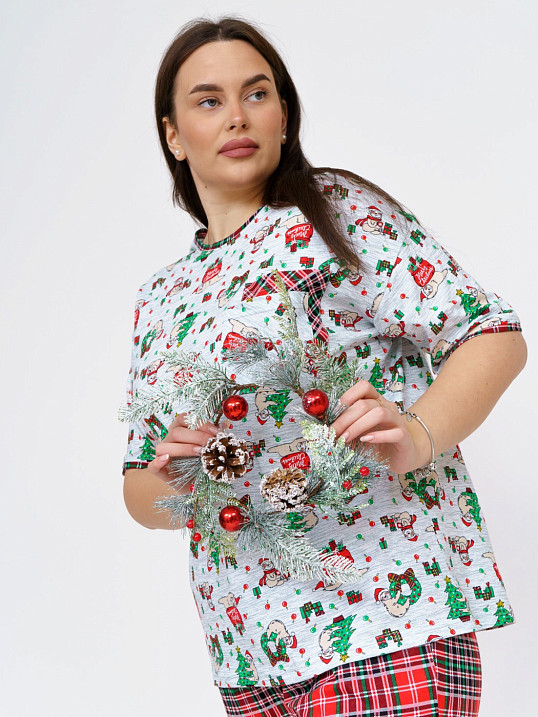 Костюм Кэнди красно/зеленая клетка