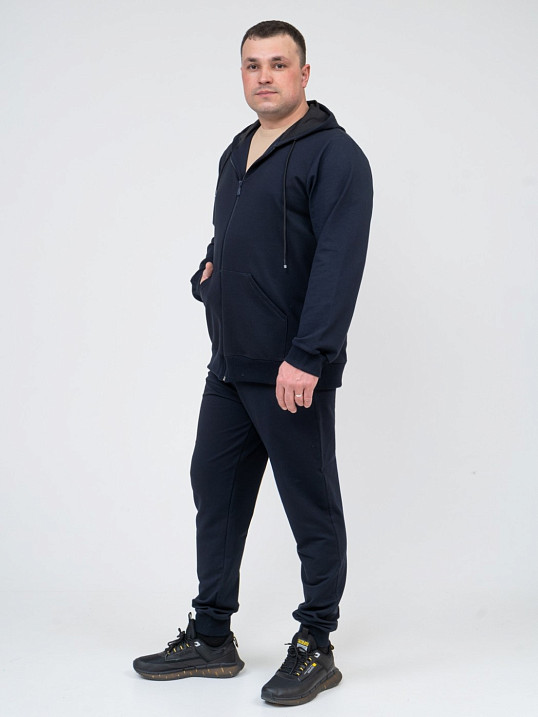Костюм мужской Степ синий футер 2-х нитка