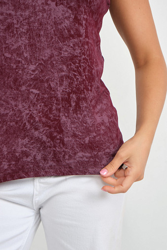 Майка вискозная варенка марсала