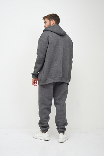 Костюм муж. Дэнди 3-х нитка начес т.серый