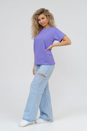 Футболка женская Классика василек