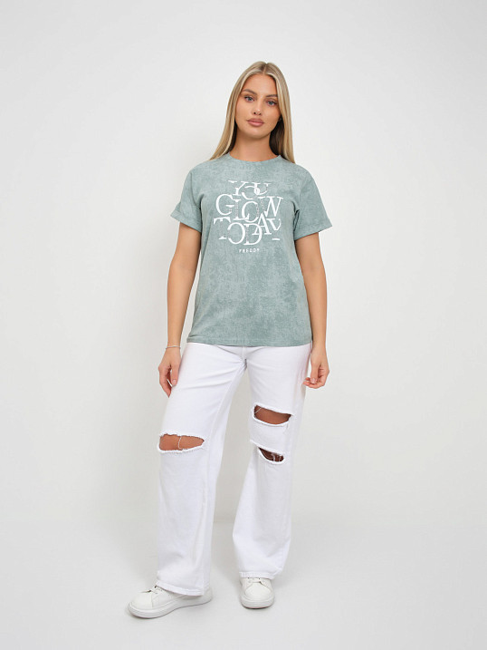 Футболка жен. Лиона варенка фисташка