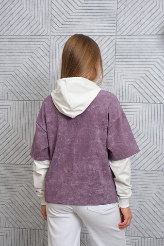 Толстовка женская Венди варенка лиловый