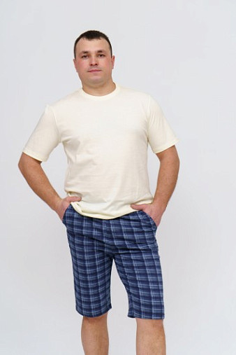 Футболка мужская  арт.М5003 экрю