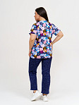 Костюм Поэзия индиго/мультиколор
