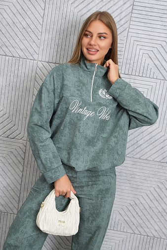 Костюм женский Верона варенка фисташка