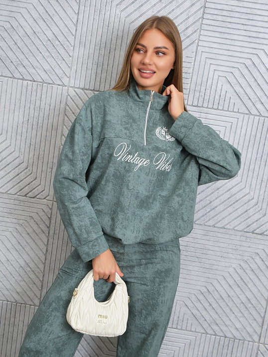 Костюм женский Верона варенка фисташка