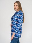 Рубашка Ривьера синий/клетка