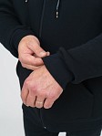 Толстовка мужская Степ с печатью черная