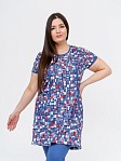 Костюм домашний Света индиго-геометрия