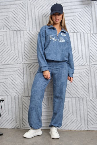 Костюм женский Верона варенка индиго