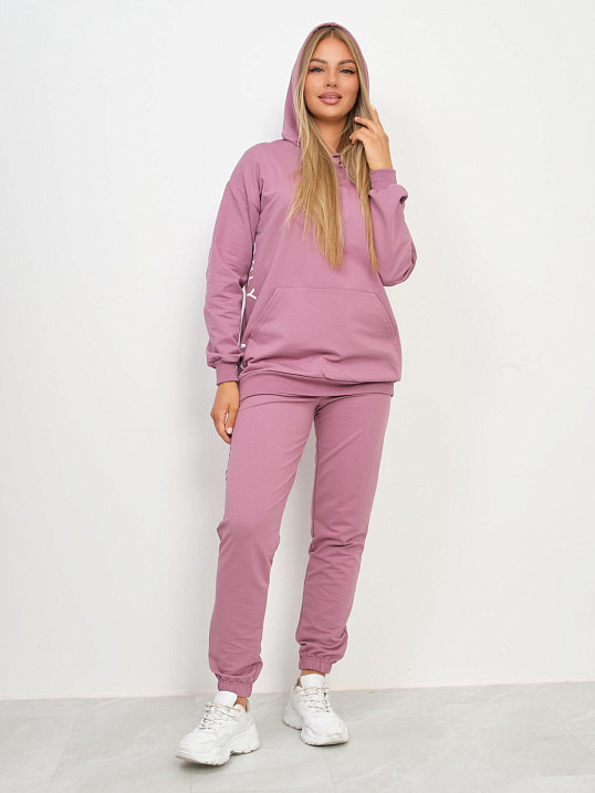 Костюм Челси футер 2-х нитка лиловый