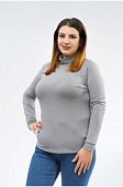 Водолазка классическая ангора серая
