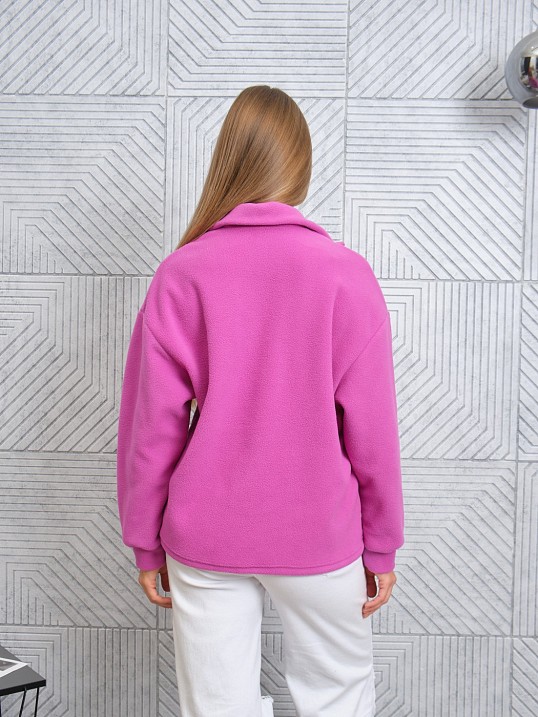 Толстовка жен. Тренд-2 флис фуксия