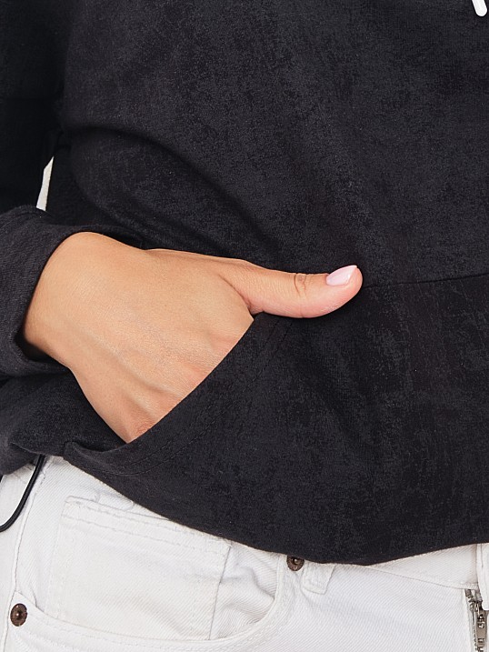 Толстовка женская Винтаж черный