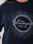 Джемпер жен. Гламур ангора синий